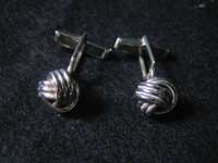 Sterling Silver Knot Cufflinks